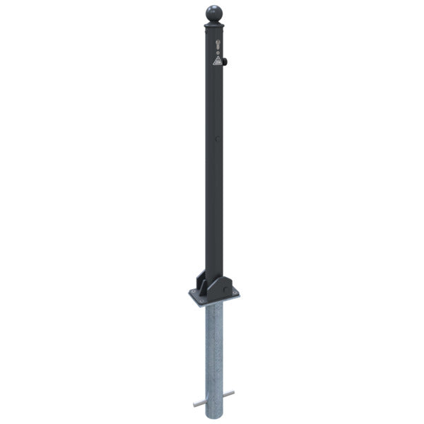 Absperr-Stilpfosten Serie 465B Ø 60 mm