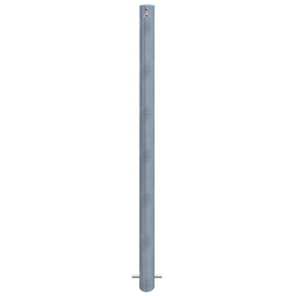 Absperrpfosten Stahlrohr Ø 76 x 2,6 mm ortsfest zum Einbetonieren