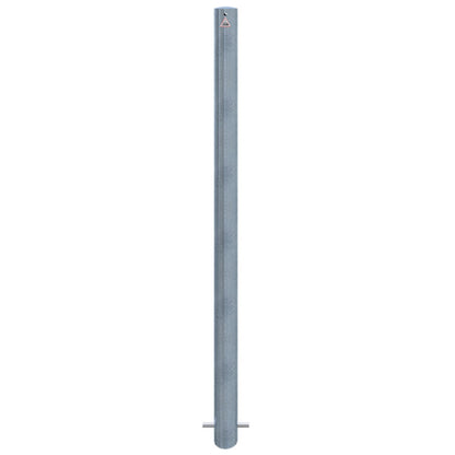 Absperrpfosten Stahlrohr Ø 76 x 2,6 mm ortsfest zum Einbetonieren