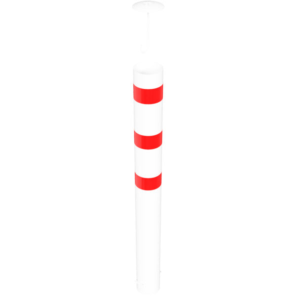 Absperrpoller Stahlrohr Ø 193 x 3,6 mm ortsfest zum Einbetonieren