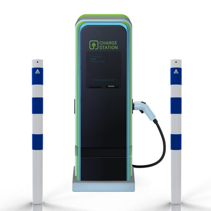Absperrpfosten als E-Ladesäulenschutz