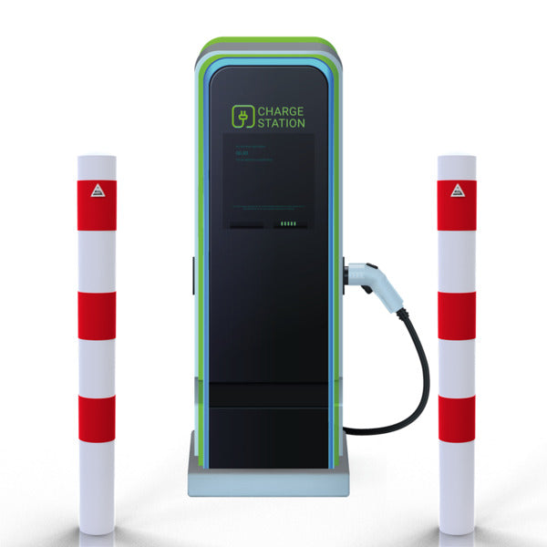 Absperrpoller als E-Ladesäulenschutz