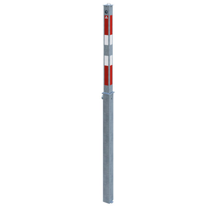 Absperrpfosten 70 x 70 mm vollversenkbar
