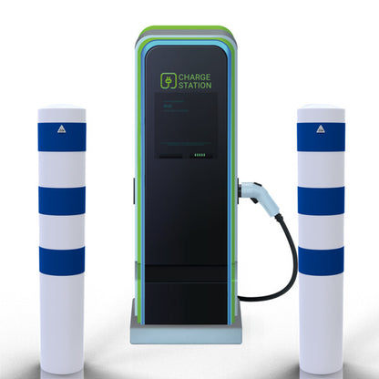 Rammschutzpoller als E-Ladesäulenschutz