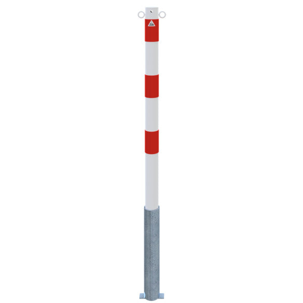Absperrpfosten Stahlrohr Ø 60 x 2,5 mm herausnehmbar ohne Verschluss