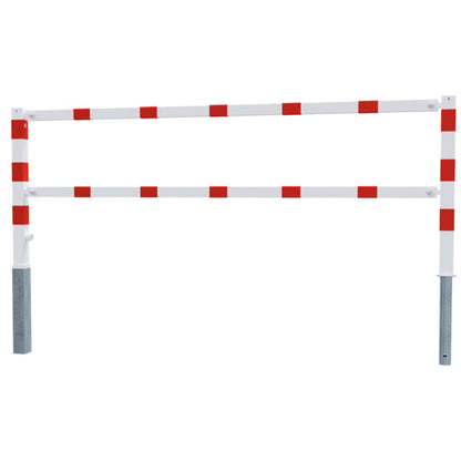 Wegesperren mit Dreikantverschluss schwenkbar mit Ober- und Knieholm