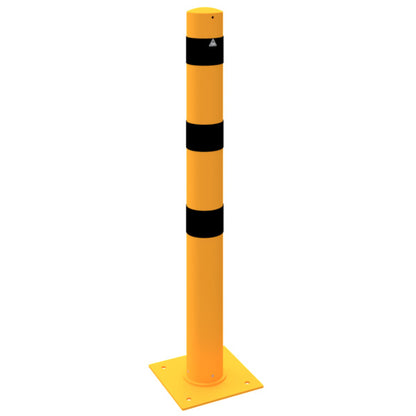 Absperrpoller Stahlrohr Ø 152 x 3,2 mm ortsfest zur Dübelbefestigung