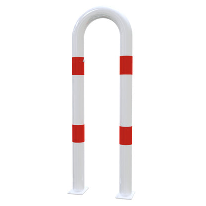 Universalbügel aus Stahlrohr Ø 76 x 2,6 mm für Dübelbefestigung