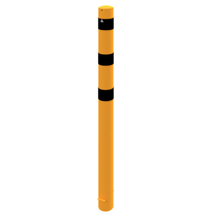 Absperrpoller Stahlrohr Ø 152 x 3,2 mm gelb / schwarz
