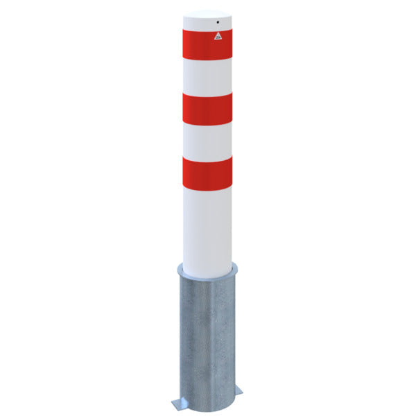 Absperrpoller Stahlrohr Ø 193 x 3,6 mm herausnehmbar ohne Verschluss