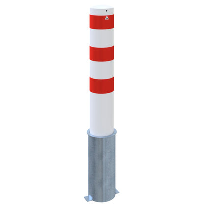 Absperrpoller Stahlrohr Ø 193 x 3,6 mm herausnehmbar ohne Verschluss