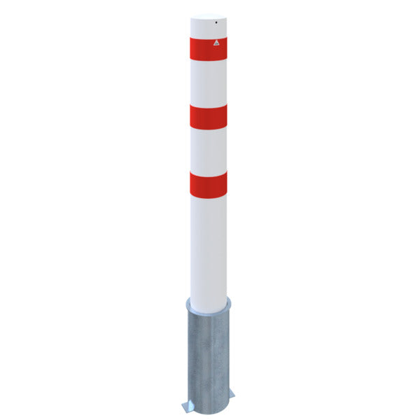 Absperrpoller Stahlrohr Ø 193 x 3,6 mm herausnehmbar ohne Verschluss