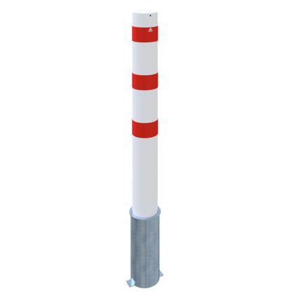 Absperrpoller Stahlrohr Ø 193 x 3,6 mm herausnehmbar ohne Verschluss