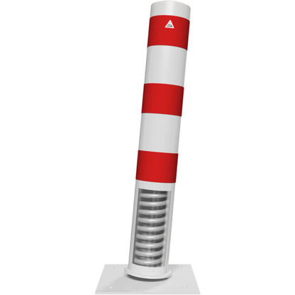 Absperrpoller Stahlrohr Ø 152 x 3,2 mm ortsfest zur Dübelbefestigung