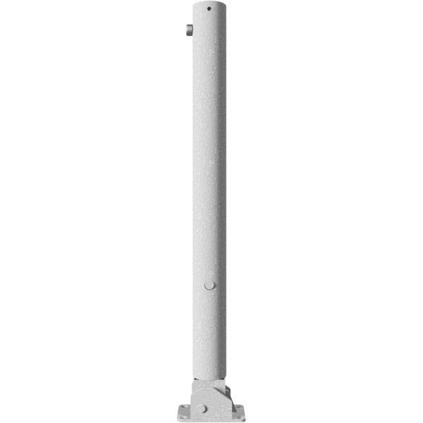 Absperrpfosten Stahlrohr Ø 76 x 2,6 mm umlegbar mit Dreikantverschluss