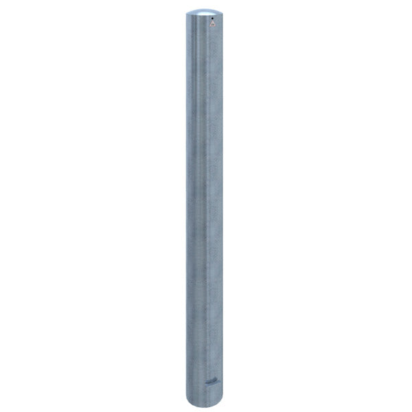 Absperrpoller Stahlrohr Ø 193 x 3,6 mm ortsfest zum Einbetonieren