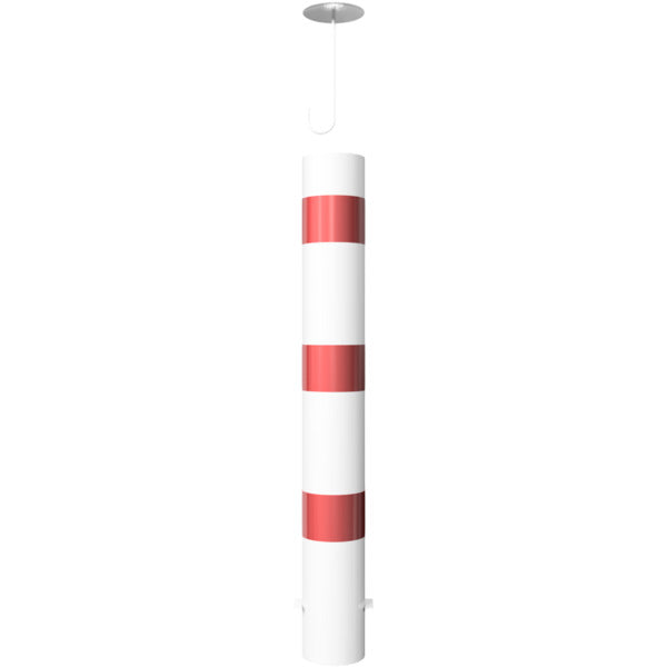 Absperrpoller Stahlrohr Ø 152 x 3,2 mm ortsfest zum Einbetonieren