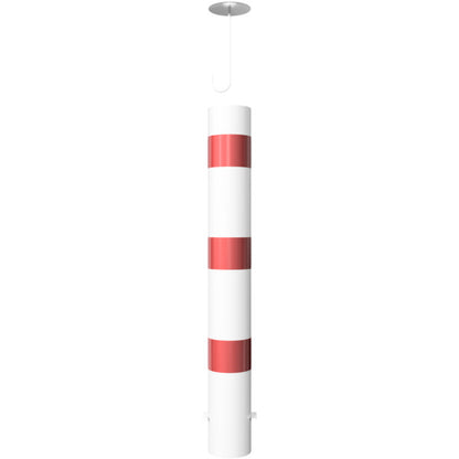 Absperrpoller Stahlrohr Ø 152 x 3,2 mm ortsfest zum Einbetonieren