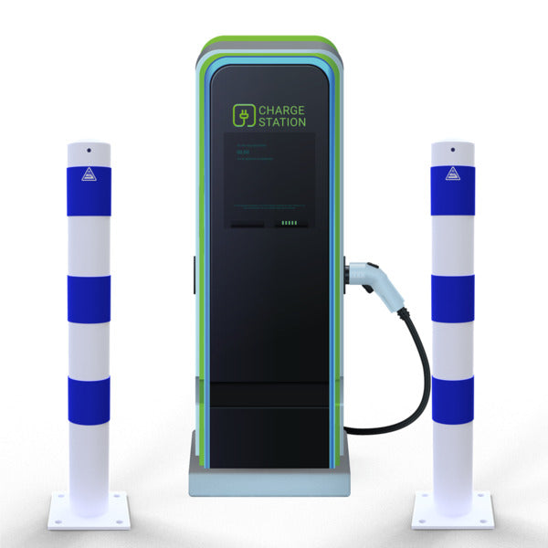 Absperrpoller als E-Ladesäulenschutz