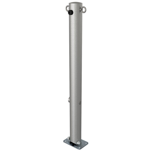 Edelstahlpfosten Ø 76 mm ohne Ziernut