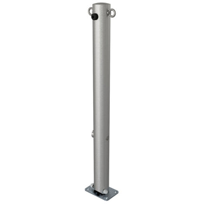 Edelstahlpfosten Ø 76 mm ohne Ziernut
