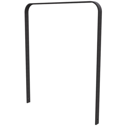 Anlehnbügel aus Flachstahl 50 x 12 mm in gebogener Ausführung