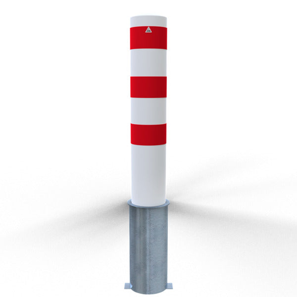 Absperrpoller Stahlrohr Ø 193 x 3,6 mm herausnehmbar ohne Verschluss