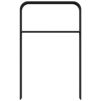 Anlehnbügel aus Flachstahl 80 x 12 mm in gebogener Ausführung