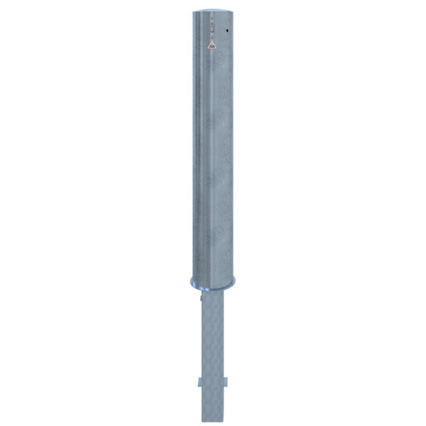 Absperrpoller Stahlrohr Ø 152 x 3,2 mm herausnehmbar mit Dreikantverschluss oder Profilzylinderschloss