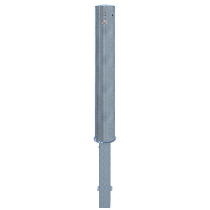 Absperrpoller Stahlrohr Ø 152 x 3,2 mm herausnehmbar mit Dreikantverschluss oder Profilzylinderschloss