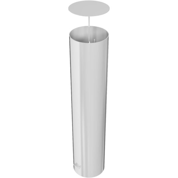 Absperrpoller Stahlrohr Ø 323 x 5 mm ortsfest zum Einbetonieren