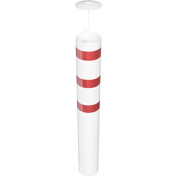 Absperrpoller Stahlrohr Ø 273 x 5 mm ortsfest zum Einbetonieren