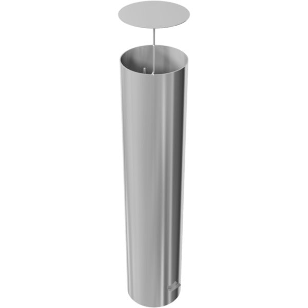 Absperrpoller Stahlrohr Ø 323 x 5 mm ortsfest zum Einbetonieren