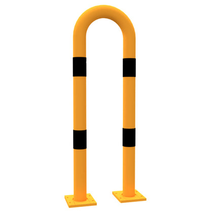 Rammschutzbügel Stahlrohr Ø 76 x 2,6 mm abnehmbar