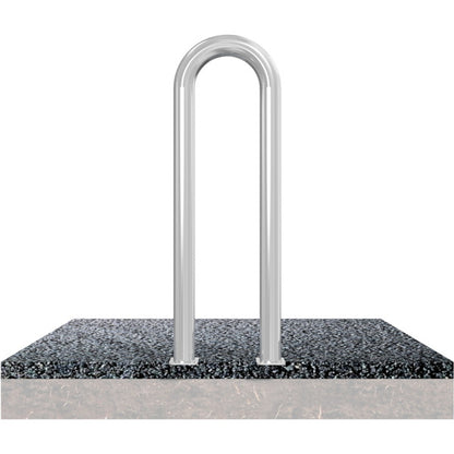 Universalbügel aus Stahlrohr Ø 76 x 2,6 mm für Dübelbefestigung