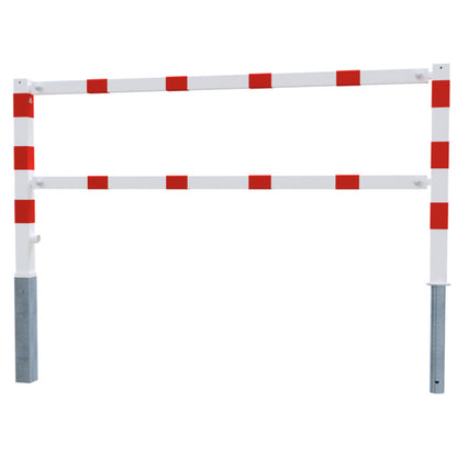 Wegesperren mit Dreikantverschluss schwenkbar mit Ober- und Knieholm