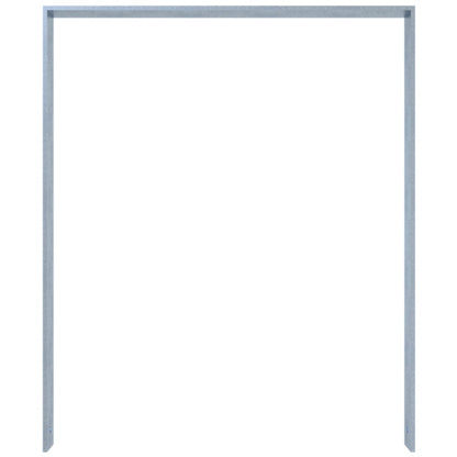 Anlehnbügel aus Flachstahl 80 x 12 mm
