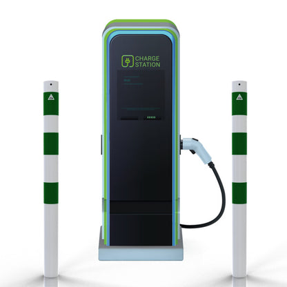 Absperrpfosten als E-Ladesäulenschutz