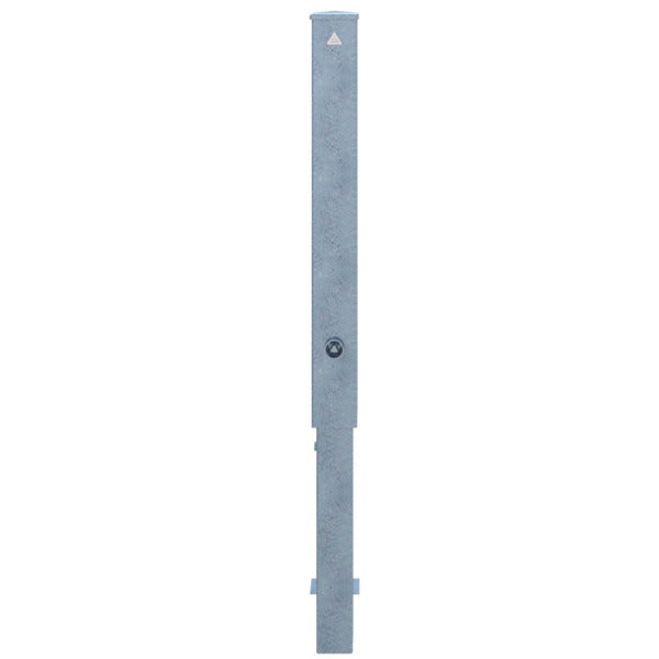 Absperrpfosten Stahlrohr 100 x 100 x 3 mm herausnehmbar mit Dreikantverschluss