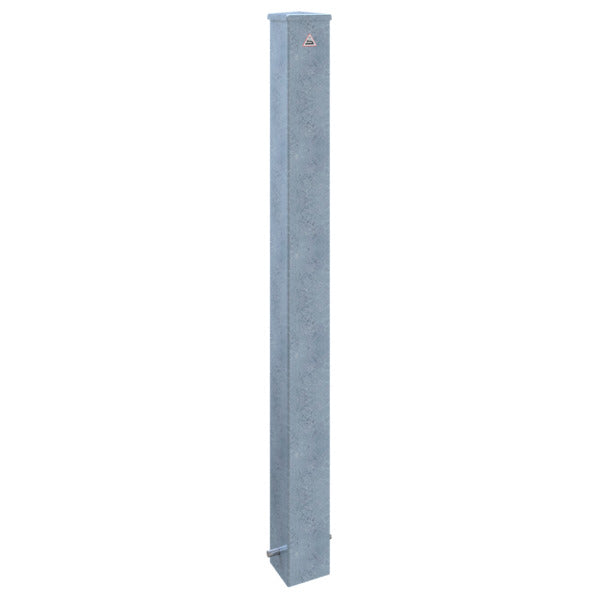 Absperrpfosten Stahlrohr 100 x 100 x 3 mm ortsfest zum Einbetonieren