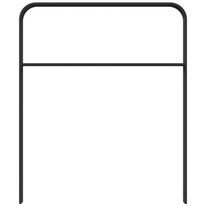 Anlehnbügel aus Flachstahl 50 x 12 mm in gebogener Ausführung