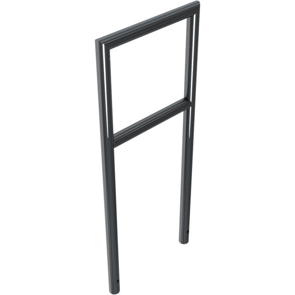 Anlehnbügel aus Stahlrohr Ø 48 x 2,5 mm