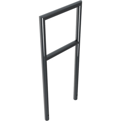 Anlehnbügel aus Stahlrohr Ø 48 x 2,5 mm