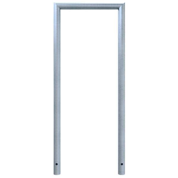Anlehnbügel aus Stahlrohr Ø 48 x 2,5 mm
