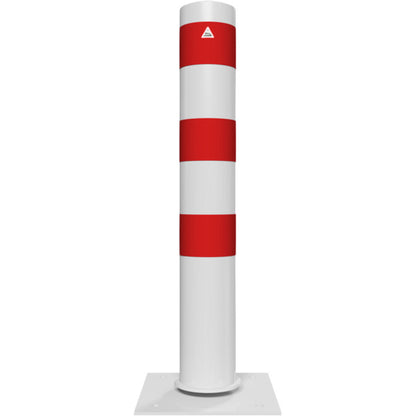 Absperrpoller Stahlrohr Ø 152 x 3,2 mm ortsfest zur Dübelbefestigung