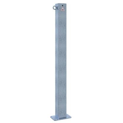 Absperrpfosten 70 x 70 mm ortsfest für Dübelbefestigung