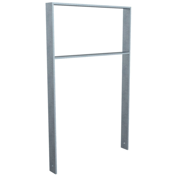Anlehnbügel aus Flachstahl 80 x 12 mm