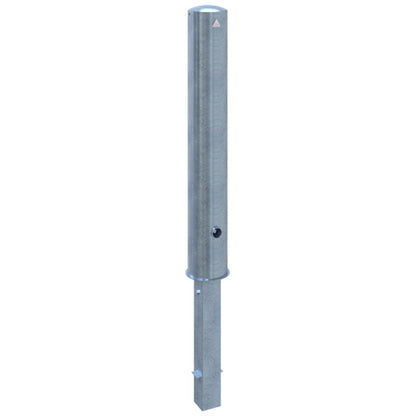Absperrpoller Stahlrohr Ø 152 x 3,2 mm herausnehmbar mit Dreikantverschluss oder Profilzylinderschloss