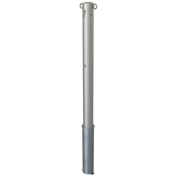 Edelstahlpfosten Ø 76 mm ohne Ziernut