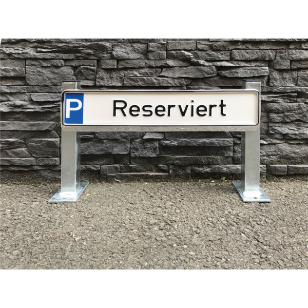 Haltevorrichtung für Parkplatzbeschilderung